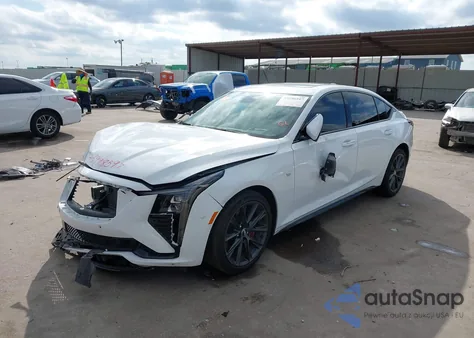 2025 Cadillac Ct5 Sport Rwd from USA, damaged, VIN 1G6DP5RK3S0101604